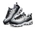 Skechers DLITES Anti-Slip Wear-Resistant Low-Top Chunky Sneakers Women's White Black Черно-белый, 37