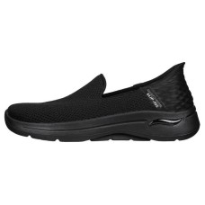 Skechers Go Walk Arch Fit Casual Shoes Women's Low-Top Black/White 38.5