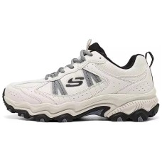 Skechers OUTDOOR Anti-Slip Wear-Resistant Low-Top Hiking Shoes Men's Ecru 41