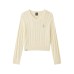 Skechers SmileyWorld Sweater Women's Pearl Ecru Pearl Ecru, L