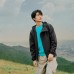Skechers Outdoor Hiking Water-Resistant Warm Water-Repellent Windbreaker Jacket Men's Carbon Black сажа, M