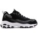 Skechers D Lites Low Top Running Shoes Black/White Women's 35