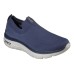 Skechers Go Walk Hyper Burst Cushioning Anti-Slip Wear-Resistant Breathability Low-Top Casual Shoes Men's Marine Blue 45