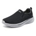 Skechers Relaxed Fit Abrasion Resistant Low Top Casual Shoes Men's Black Черный, 42.5