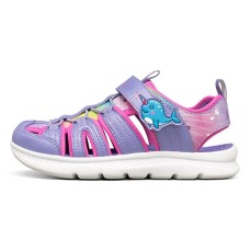 Skechers Slip Resistant, Abrasion Resistant, Breathable Children's Sandals Fuchsia Color Teenagers 37