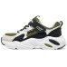 Skechers Stamina Airy Boys Slip Resistant Anti Kick Low Top Kids Lifestyle Shoes Black Olive Color Teenagers Black Olive, 29
