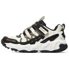 Skechers Low Top Kids' Running Shoes White Black Gray Teenagers White Black Gray, 27.5