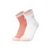 Skechers Kids Socks 2 pairs (bright coral/bright white), XL