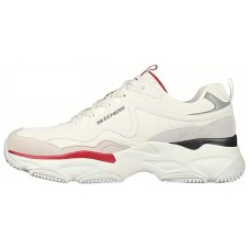 Skechers Cushioned Slip-Resistant Low-Top Casual Shoes Men's White Белый, 43