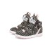Skechers Sugarcanes Anti-Slip And Wear-Resistant Warm Mid-Top Kids' Skateboarding Shoes Gray Black Teenagers 27.5