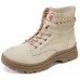 Skechers Bob's Short Martin Boot Women's Light Gray Бежевый, 35