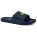 Skechers EVA Slip Resistant Abrasion Resistant Slide Slippers Men's Blue Yellow 39.5