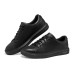 Skechers Wide Fit Breathable Low-Top Casual Shoes Men's Black Черный, 43