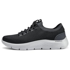 Skechers GoWalk Flex - Quick Dry Low-Top Casual Shoes Men's Black Gray Color Черный, 41
