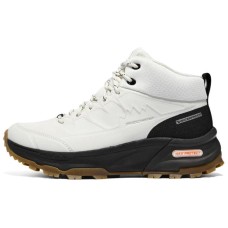 Skechers OUTDOOR Anti-Slip Wear-Resistant Mid-Top Casual Shoes Women's White Black Натуральный/Черный, 38