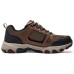 Skechers SKECHERS MENS USA Breathable Support Rebound Low-Top Outdoor Shoes Men's Brown Black Коричневый, 39.5