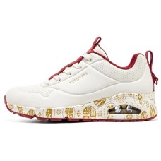 Skechers 2023 Year Of The Rabbit Uno Celebrat Airy Athletic Sneakers 'White Red Gold' Women's 36