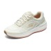 Skechers Cushioned Wear-Resistant Supportive Lightweight Low-Top Casual Shoes Women's Gray taupe/coral, 38