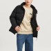 Skechers Down Jacket Men's Pitch Black Pitch Black/002K, 2XL