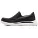 Skechers Wide Fit Casual Shoes Men Low-Top Black 41
