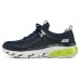 Skechers Glide Step Slip Resistant, Abrasion Resistant, Lightweight Low Top Casual Running Shoes Men's Blue Yellow 41