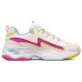 Skechers D'LITES 4.0 Cushioning Anti-Slip Wear-Resistant Breathability Low-Top Casual Shoes Women's Pink White Yellow 36
