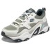 Skechers DLITES Anti-Slip Wear-Resistant Low-Top Chunky Sneakers Men's Gray Green Gray Green, 39.5