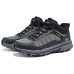Skechers Go Run Trail Anti-Slip Wear-Resistant Mid-Top Casual Shoes Men's Gray Black Серый черный, 43