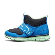 Skechers Cushioning, Slip Resistant, And Abrasion Resistant Kids Lifestyle Shoes Blue Black Teenagers 27.5