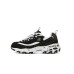 Skechers DLITES Cushioned Slip-Resistant Low-Top Chunky Sneakers Women's Black White Черно-белый, 36