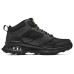 Skechers SKECH-AIR Envoy Cushioning Rebound Impact-Resistant High-Top Outdoor Shoes Pure Black 42