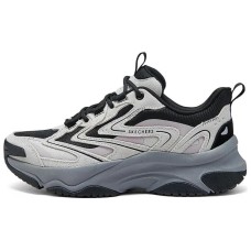 Skechers Street Anti-Slip Wear-Resistant Low-Top Running Shoes Women's Black Gray Color Black Gray Color, 38.5