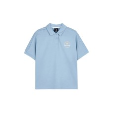 Skechers Polo Shirt Unisex Rain Aqua Blue Rain Blue/0163, 2XL