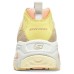 Skechers D'LITES 1.0 Anti-Slip Wear-Resistant Low-Top Chunky Sneakers Women's Yellow Yellow/Multicolor, 36