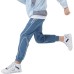 Skechers Grade School Knitted Sweatpants Paulownia Gray-Blue 028S, 120