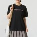 Skechers Drop Shoulder Sleeve T Shirt Women's Carbon Black Carbon Black 0018, L
