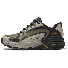 Skechers Max Protect Durable Breathable Low-Top Outdoor Shoes Men's Brown Black Brown Black, 42