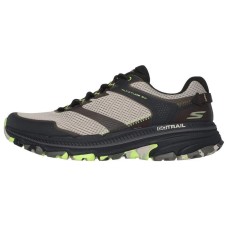 Skechers Go Run Trail Anti Slip Wear Resistant Low Top Trail Running Shoes Men's Brown Gray Brown gray, 44