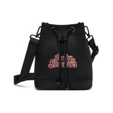 Skechers Fabric Shoulder Bag, Crossbody Bag Unisex Carbon Black сажа