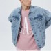GAP Denim Jackets Men Blue Синий, L