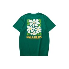 Skechers T Shirt Unisex Evergreen Evergreen/001Z, 2XL