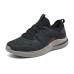Skechers Delson 3.0 Cushioning Wear-Resistant Low-Top Casual Shoes Men's Black Gray Color Черный, 41
