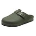 Skechers Quiet Quick Dry Slide Slippers Men's Green Зеленый, 43