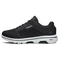 Skechers Go Walk 5 Cushioning Slip Resistant And Abrasion Resistant Low Top Casual Shoes Men's Black White 44