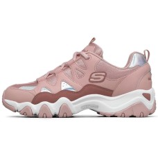 Skechers D Lites 2.0 Low Top Running Shoes Pink Women's 37