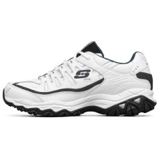 Skechers After Burn M.fit Cushioning Anti-Slip And Wear-Resistant Low-Top Chunky Sneakers White 43