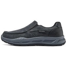 Skechers MENS USA Low Top Casual Shoes Men's Black Черный, 39.5