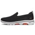 Skechers Go Walk 5 Low Top Loafers Black/White 43.5