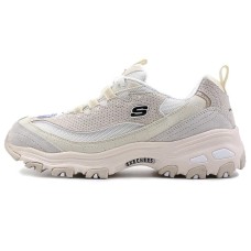 Skechers D'Lites Low Top Running Shoes White Women's 39