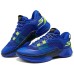 Skechers SKX Resagrip Cushioning Wear-Resistant Low-Top Basketball Shoes Men's Blue Green Blue Black, 44